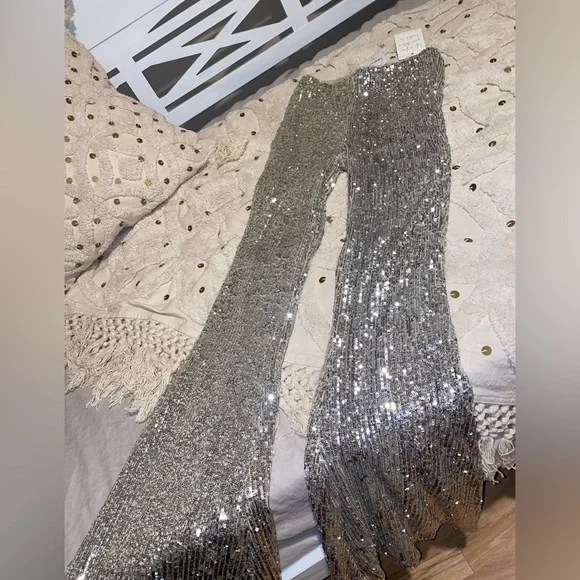 NWT FP x Show Me Your Mumu Mercury Bells Flare Pants - Picture 13 of 13